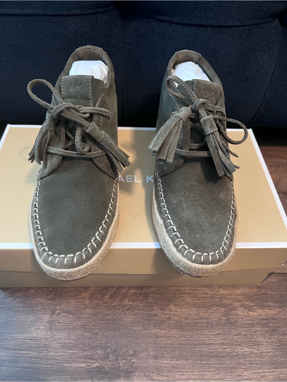 Michael Kors Kendrick Lace Up Moccasin Style Bootie